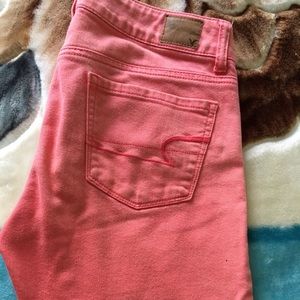 Pink Skinny Jeans (Stretch)